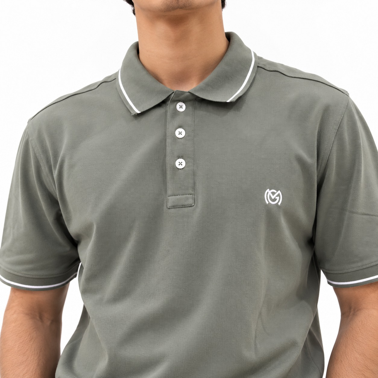 OFFMG Men’s Premium Polo T-Shirt – M-Grey 4
