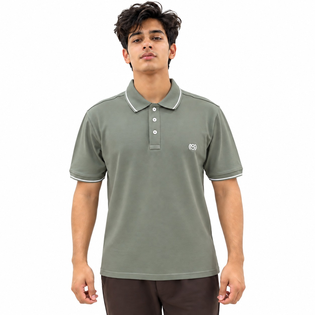 OFFMG Men’s Premium Polo T-Shirt – M-Grey